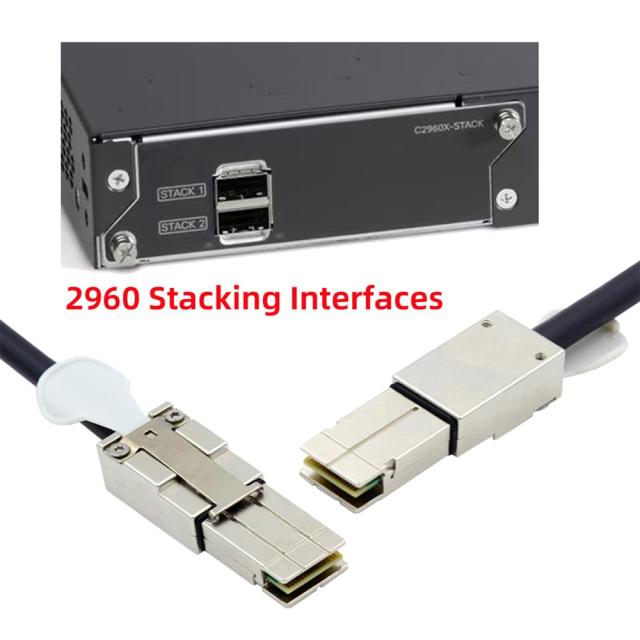 cablecc FlexStack スタッキング 20Gbps 40Gbps ケーブル CAB-STK-E-0.5M Catalyst 2960S 2960X 2960XR ネットワークスイッチ対応_1