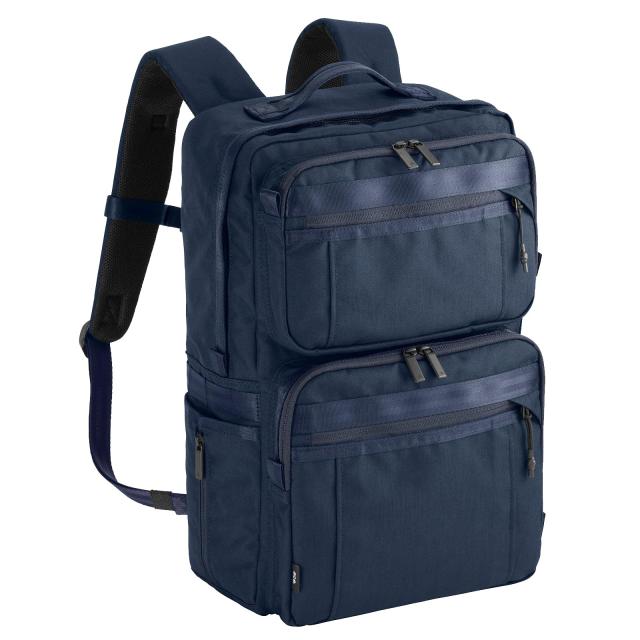 [エースジーン] バックパック メンズ 『デュラムーブ』 B4 15.6インチPC収納可 23Lチェストベルト付 セットアップ可能 蒸れにくい背面エ