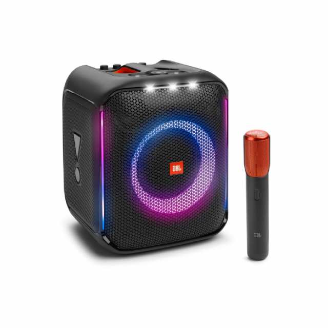 JBL PartyBox Encore ポータブルスピーカー IPX4防水 100W カラオケ PAスピーカー ワイヤレスマイク1本付 イベント カラオケ Bluetooth