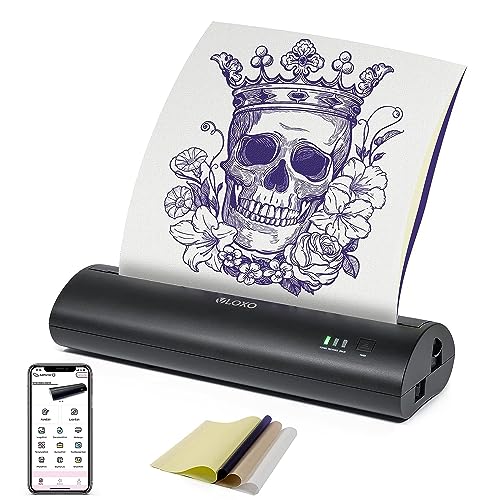 VLOXOタトゥー下絵転写用 持ち運びポータブル コピーマシン 転写機タトゥー複写機 サーマルコピーマシンの通販は