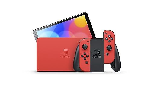 Nintendo Switch（有機ELモデル） マリオレッド＋【任天堂ライセンス