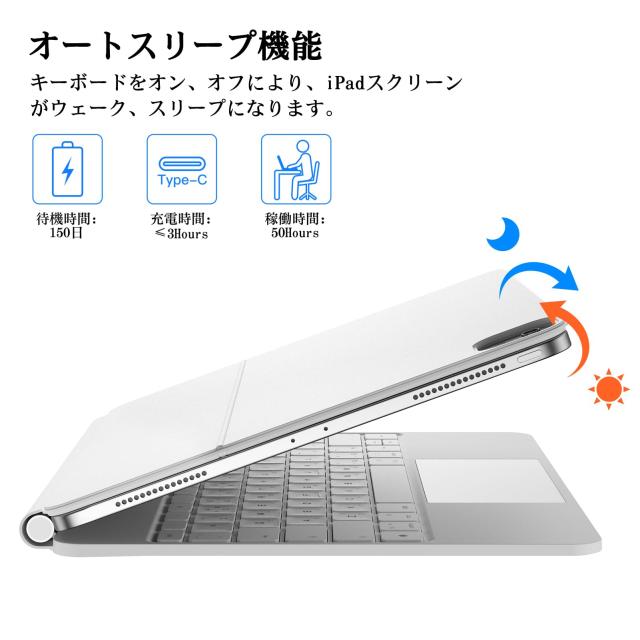 マジックキーボード GOOJODOQ iPad Pro 12.9インチ スマート