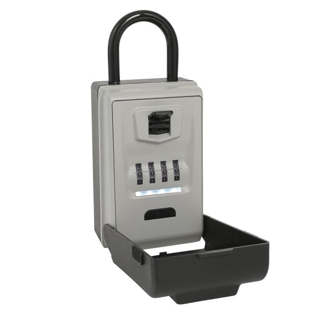 カール事務器(CARL) キーボックス 鍵収納ボックス 鍵セキュリティ 4桁ダイヤル錠 LEDライト付きタイプ 日本 CKB-S04