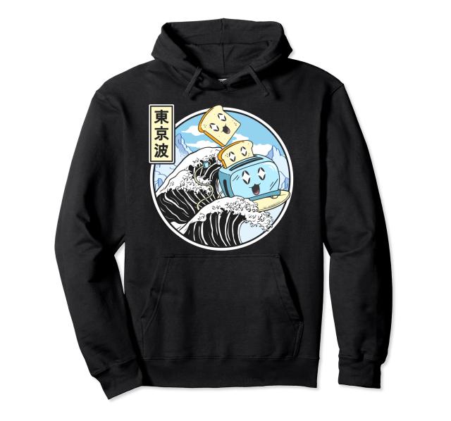 トースター サーフィン Great Waves Kawaii Aesthetic パーカーの通販は 5,780円