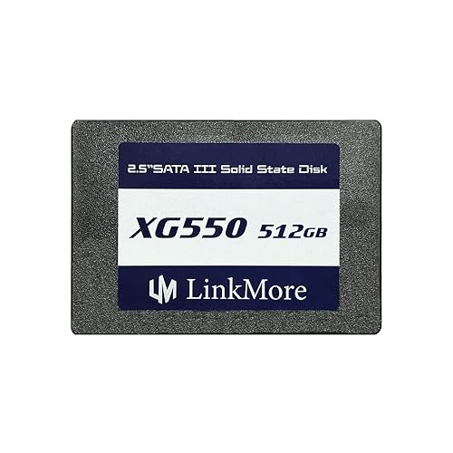 LinkMore XG550 512GB 2.5インチ 内蔵SSD SATAIII 6Gb/s (読込最大540MB/s)
