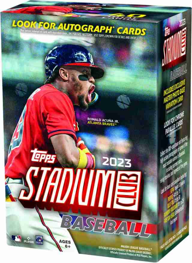 2023 Topps Stadium Club Baseball Factory 密封 バリューボックス 野球コンプリートセット