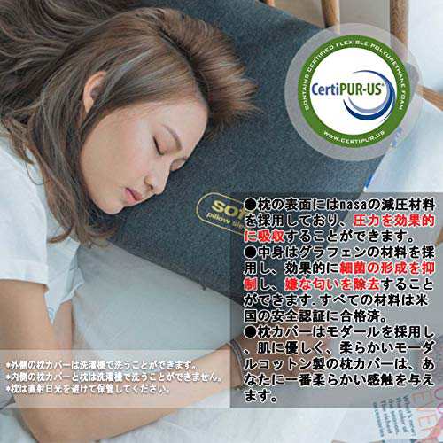 F1F2 枕 まくら 無重力枕 pillow 4段高さ選択 可能 低反発 高反発枕 安眠枕 快眠枕 横向き 仰向け 6歳〜子供枕としても適用 The  cubes 正｜au PAY マーケット