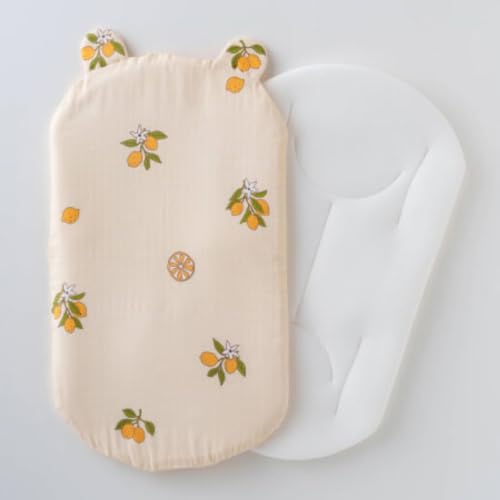 たまひよSHOP 抱っこ布団 メッシュ素材 通気性ばつぐん 丸洗いできる！日本製 安心抱っこふとん (カバー1枚） (レモン)