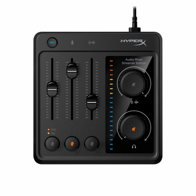 HyperX Audio Mixer オーディオインターフェイス 音声入力3チャンネル USB接続 配信 ストリーマー 73C12AAの通販は