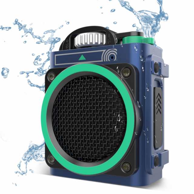 MUZEN Wild Go Bluetooth Speaker ポータブル スピーカー buletooth5.0 アウトドア・キャンプ スピーカー IPX5防水 Type-C充電 (ブルー)の通販は 10,065円