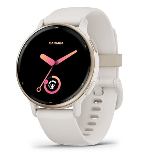 GARMIN(ガーミン) vivoactive 5 Ivory/Cream Gold フィットネスGPSウォッチ 睡眠管理/フィットネス年齢/お昼寝検出/Suica対応/心拍センサ