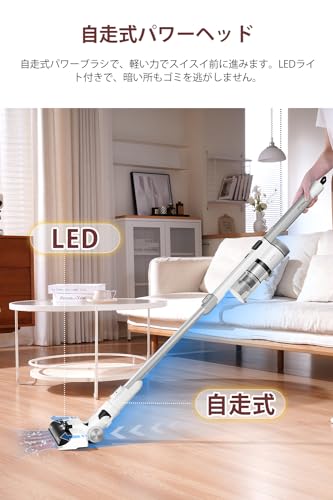 NEC210 掃除機 コードレス 1.1kg超軽量 20000pa 強吸引力 Amazon | 掃除機 コードレス 【2025新登場 21000Pa超強力吸引 超