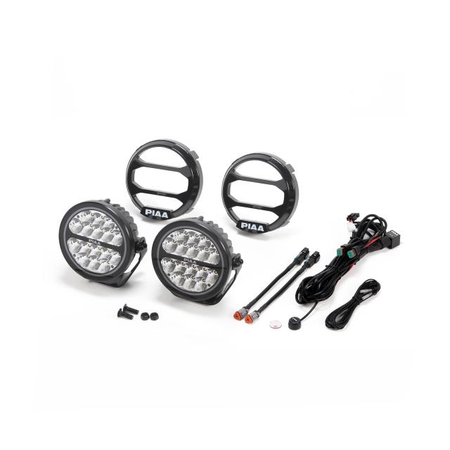 PIAA(ピア) 後付けランプ LED 5500K 【LPX570シリーズ】 12V 42W 6700lm Driving配光 丸型 IP68対応 2個入 DKX575E