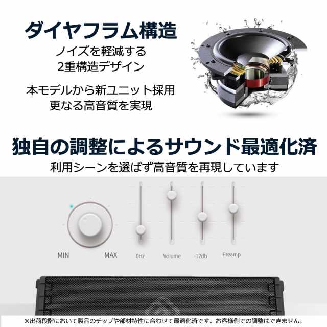 40s Bluetoothスピーカー ブルートゥース 5.0 スピーカー 防水 ステレオ 重低音 SDカード 大音量 アウトドア ポータブル ハンズフリー おの通販は