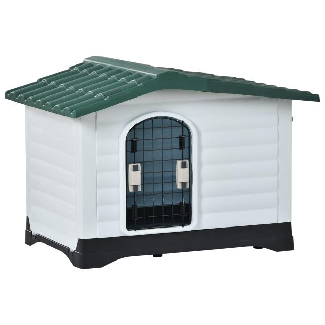 BTM 犬小屋 屋外用 犬舎 室外 中型犬用 大型犬用 ドア付き