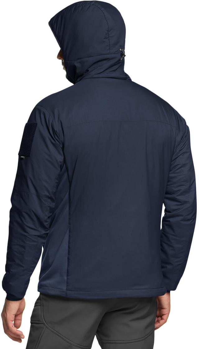 CQR 超軽量 保温 フードジャケット メンズ 防寒・保温・防水 フリース