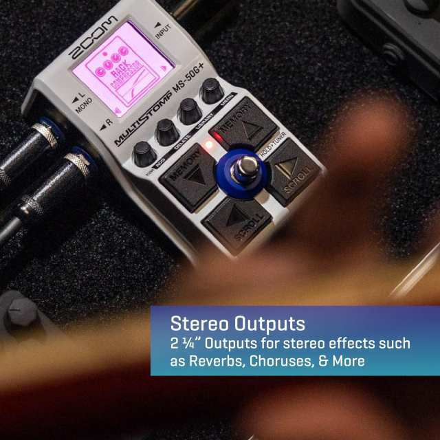 MS-50G MultiStomp Guitar Pedal | ZOOM
