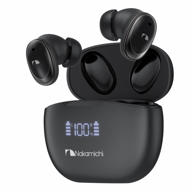 Nakamichi ナカミチサウンド 【ワイヤレス イヤホン Bluetooth 5.3】 ブルートゥースイヤホン/無線イヤホン/日本語の音声プロンプト ENCの通販は