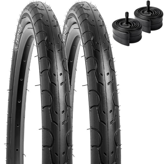 YunSCM 2本セット,20 1.5 タイヤ,自転車 タイヤ 20x1.5 40-406+チューブ 肉厚 米式バルブ32mm,適用 折り畳み自転車/小径車,Y-1154