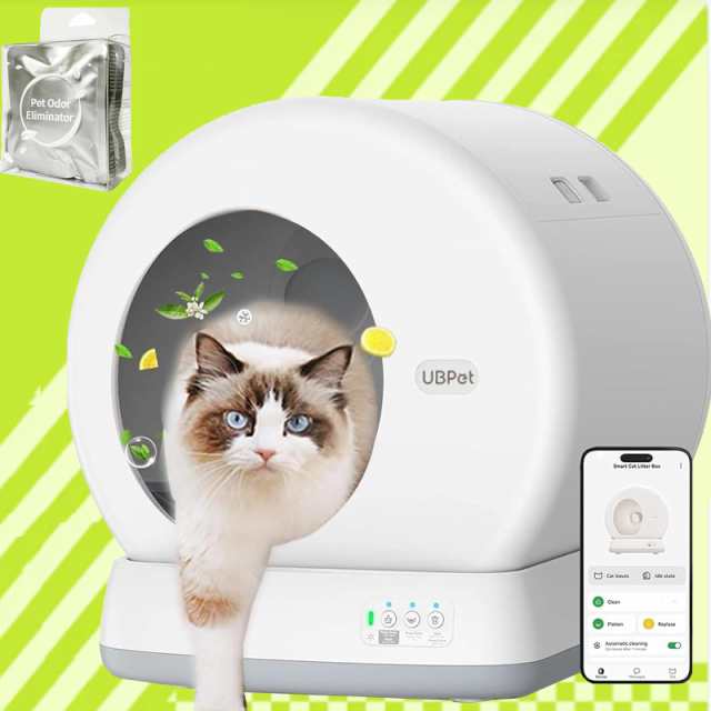 UBPET 猫 トイレ 自動, 猫 自動トイレ,猫トイレ 自動, 自動トイレ 猫 ...