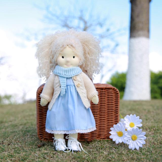 BlissfulPixie ウォルドルフ人形 手作り人形 Waldorf Doll - Florke