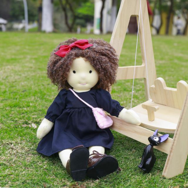 BlissfulPixie Waldorf Doll 手作り人形 - Ignacy 12” 柔らかい 女の子 かわいい ぬいぐるみ 子供たちに最適な人形_7