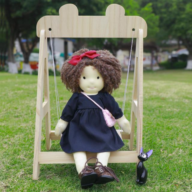 BlissfulPixie Waldorf Doll 手作り人形 - Ignacy 12” 柔らかい 女の子 かわいい ぬいぐるみ 子供たちに最適な人形_8