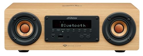 JVCケンウッド Victor EX-DM10 ミニコンポ Bluetooth ウッドコーン ハイレゾ再生 FM/AM aptX HD/aptX LL対応 ナチュラルウッドの通販は
