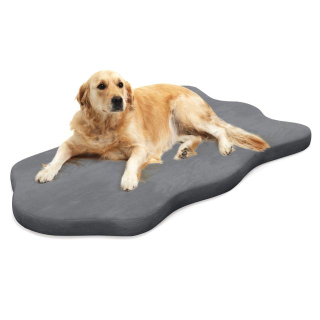 GYMAX 猫 犬 ベッド クッション グッズ ペットベッド ペット用品 洗える 取り外し可能 5cm厚さ 滑り止め 暖かい 防寒 冷房対策 猫用 犬用の通販は