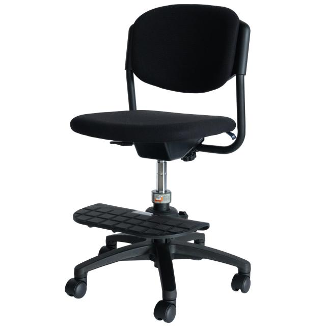 イトーキ 学習椅子 KS5 ブラック【 人間工学に基づく・スライド傾斜機能/ダブルアーム背もたれ/快適な座り心地・こだわりの座面/ゆったり