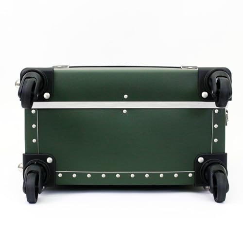 シフレ トランクスーツケース EUR3054 トランクキャリー ユーラシアトランク 36L 3.8kg Mサイズ：グリーン/ブラック