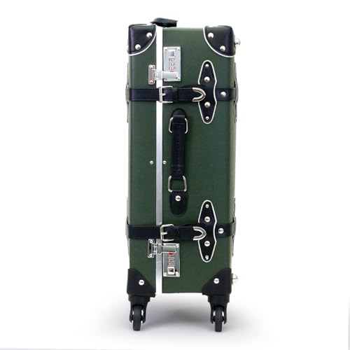 シフレ トランクスーツケース EUR3054 トランクキャリー ユーラシアトランク 36L 3.8kg Mサイズ：グリーン/ブラック