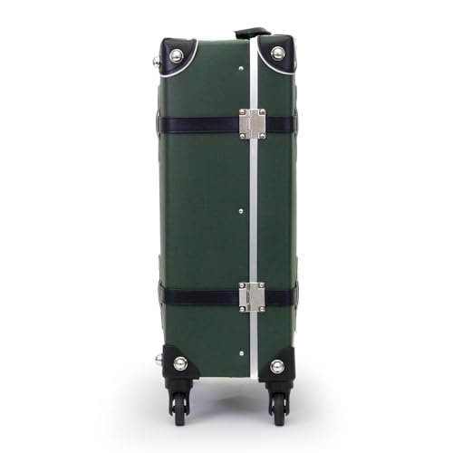 シフレ トランクスーツケース EUR3054 トランクキャリー ユーラシアトランク 36L 3.8kg Mサイズ：グリーン/ブラック