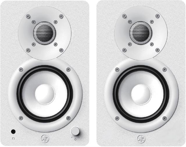 ヤマハ YAMAHA パワードスタジオモニタースピーカー ペア コンパクト ホワイト HS4W_6