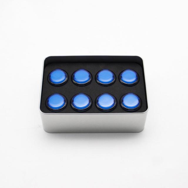 QANBA Gravity KS アケコン ボタン 24/30MM アケコン 静音ボタン 8個