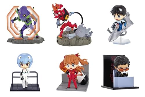 リーメント エヴァンゲリオン DesQ DESKTOP EVA 1BOX 約H115×W70×D60mm PVC製の通販は