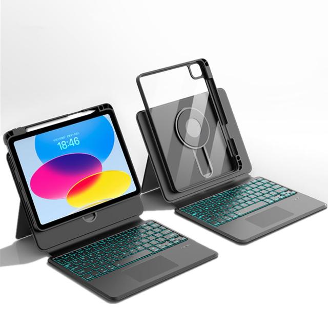 昇降式 2025 iPad A16 第11世代 用キーボード ケース 高さ調節 バックライト付き iPad 10 第10世代多機能 Bluetoothキーボード タッチパ 7,120円