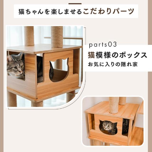 花ショウブ広場 キャットタワー 取り付け 木上り勾配アスレチック主柱 澄み切ったハンモック 爪とぎ 広広とした印字機 1441106001