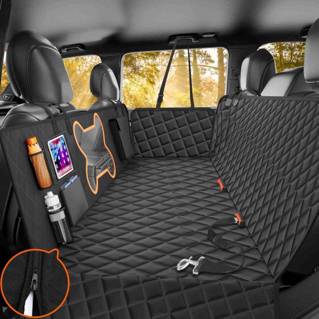 ペット用ドライブシート 犬用 車シート カバー 防水 汚れ防止 耐摩 滑り止め 折り畳み式 後部座席 可視メッシュ窓 安全ベルト付き 水洗いの通販は 5,949円