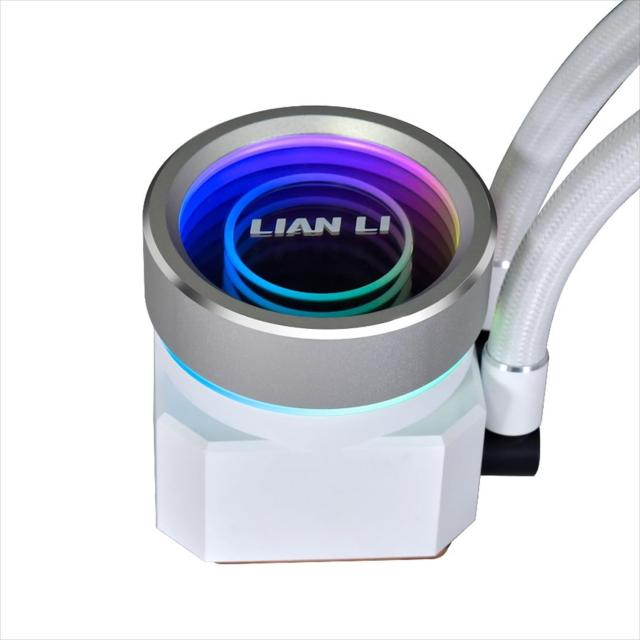 LIANLI 水冷キットGalahadシリーズ Galahad II Trinity 360 Performance White 32ｍｍ厚デュアルウェーブフィンラジエーター搭載 LCP_3