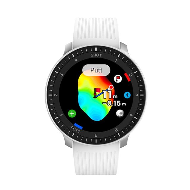 [ボイスキャディ] ゴルフナビ 時計型 T9 T-Ultra テンポ練習モード ショット＆パット自動認識 高低差距離表示 3点間距離表示 グリーンアン