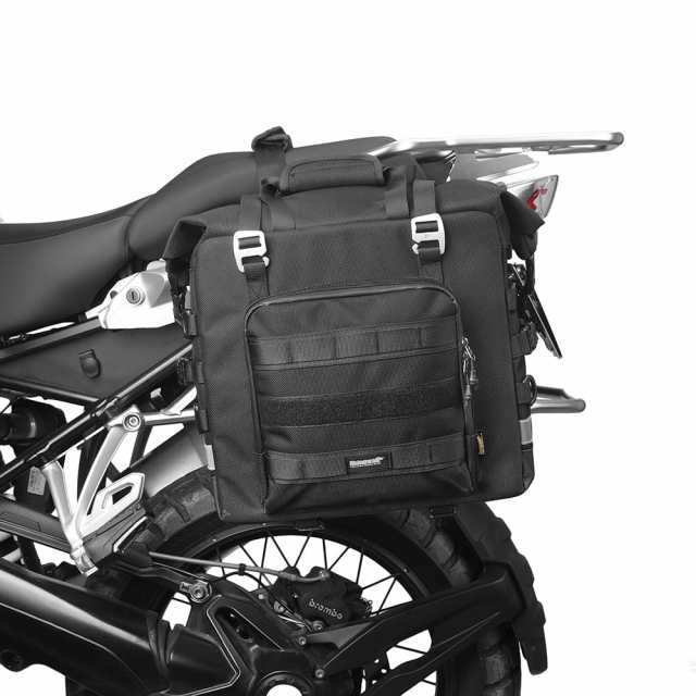 Rhinowalkバイク用サイドバッグ 防水荷物バッグ オートバイの側面袋 オートバイサイドバッグ 25L-32L オートバイの棚が