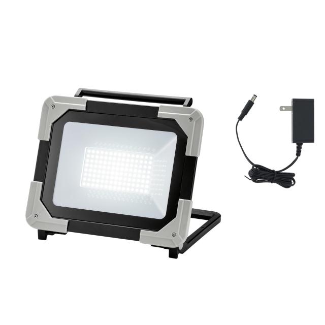 高儀(Takagi) EARTH MAN 充電式 LED ワークライト 50W WLT-50LiA 薄型 コンパクト 光量 3段階調節 約8時間 連続点灯 広角 防水 防塵 投光