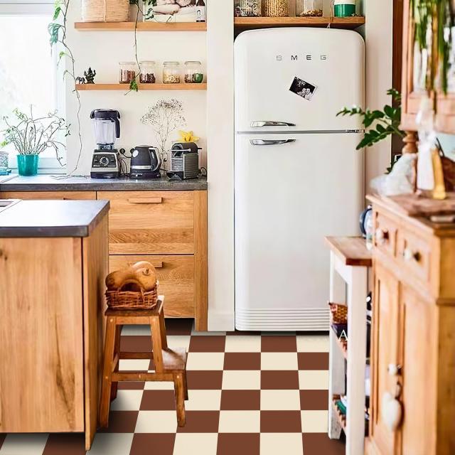 MORCART フロアタイル 置くだけ 接着剤不要 フロアシート 床 リメイクシート 貼るだけ DIY トイレ 浴室 玄関 キッチン フローリングシーの通販は