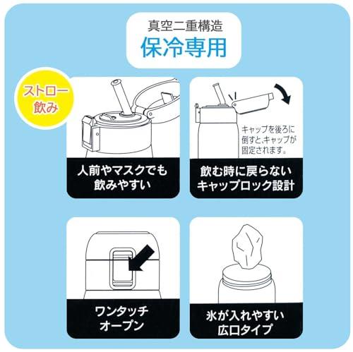 スケーター(Skater) マグボトル 480ml 保温 保冷 ステンレス 水筒 ちい