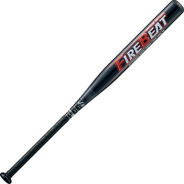 ゼット(ZETT) ソフトボール 3号 バット ファイヤービート 金属製(超々ジュラルミン) 84cm 720g平均 ブラック(1900) BAT53454