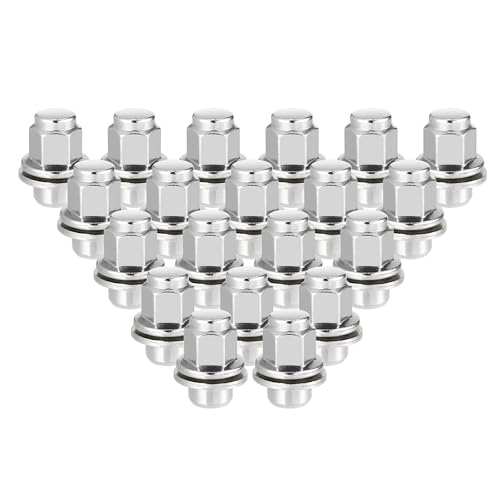 VekAuto ホイールナット Ja guarに対応XF XJ XEに対応 ホイールナット20個セット 耐久性 M12 x 1.5カーボンスチール製シルバートーンタイの通販は