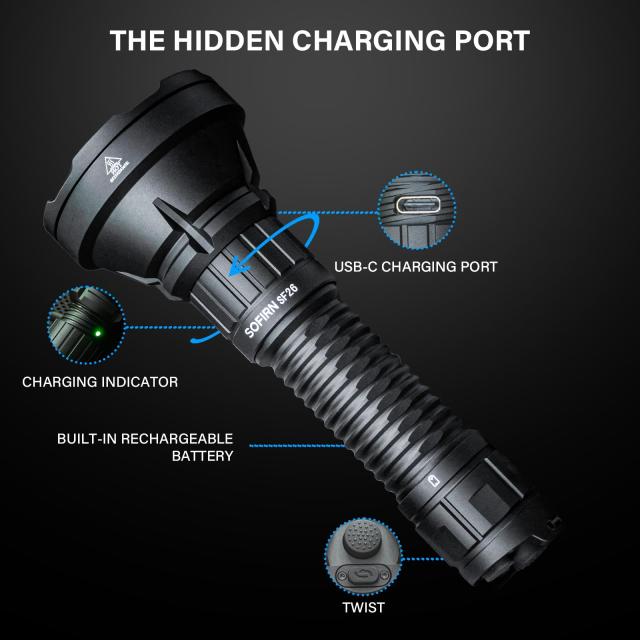 Wurkkos TD01C懐中電灯 led 強力 1039M超強遠射 戦術懐中電灯 2000