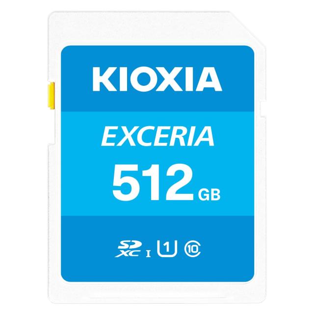 KIOXIA(キオクシア) 旧東芝メモリ SDカード 512GB SDXC UHS-I Class10 読出速度100MB/s 日本製 国内正規品 5年 KLNEA512Gの通販は