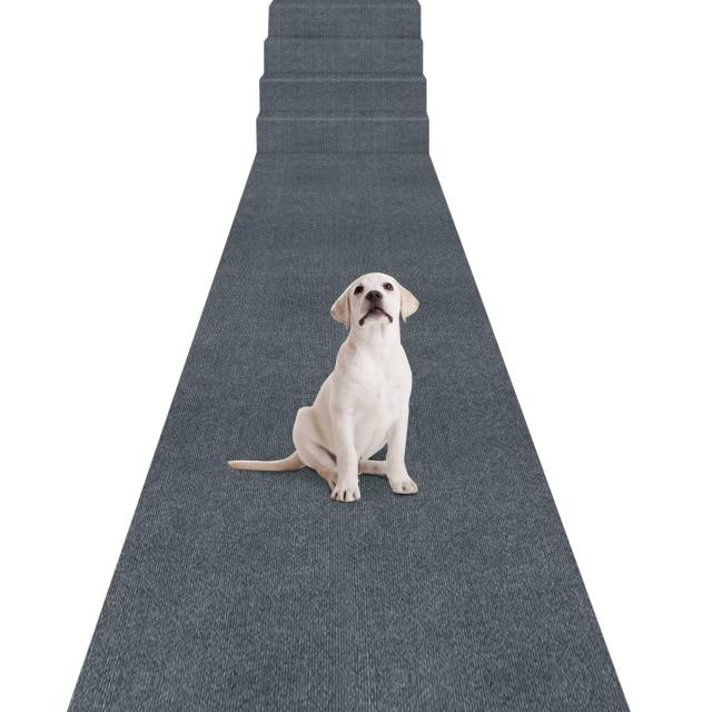 廊下 カーペット 吸着 廊下敷き 80×600cm 厚さ4 mm Bolinker ロングカーペット ズレない 洗える 撥水 おしゃれ 無地 カーペットタイプ